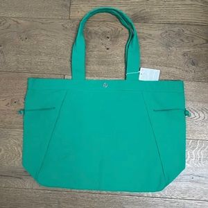 Lululemon Side-Cinch Shopper Bag 18L, Emerald Ice - NWT